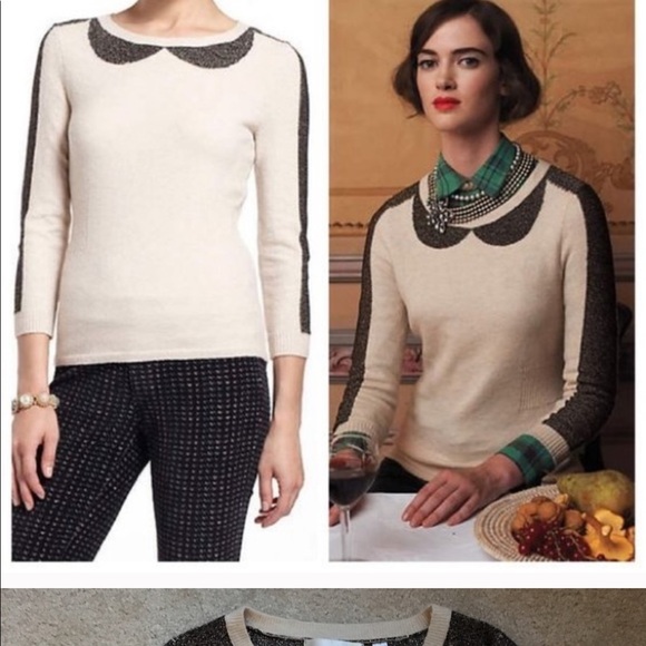 Anthropologie Sweaters - Anthropologie Charlie & Robin Peter Pan sweater